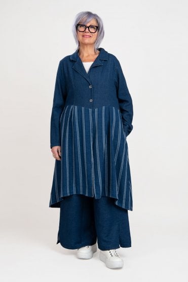 Iris Longline Denim Muslin Jacket