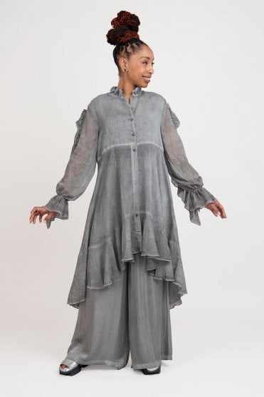 Black Pepper Asymmetric Tunic 