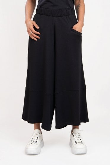 Black Wide Trouser