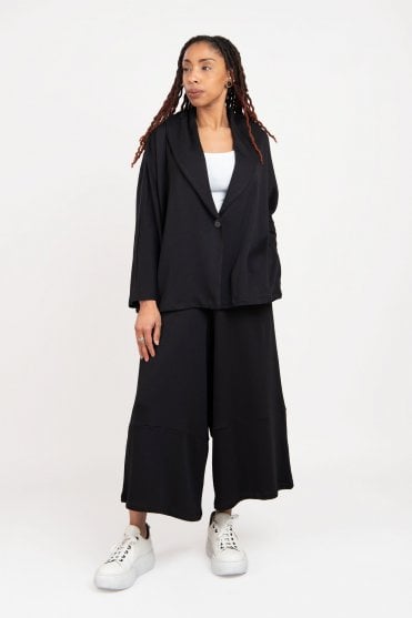Black Jersey Jacket