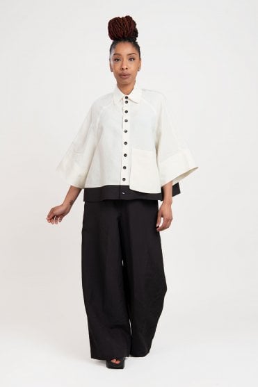 Ivory Shirt-Jacket