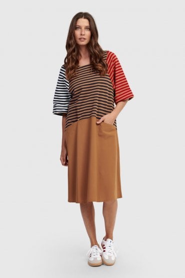 Mix Stripe Dress 