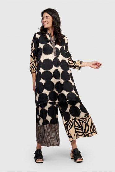 Abstract Print Tunic-Dress 