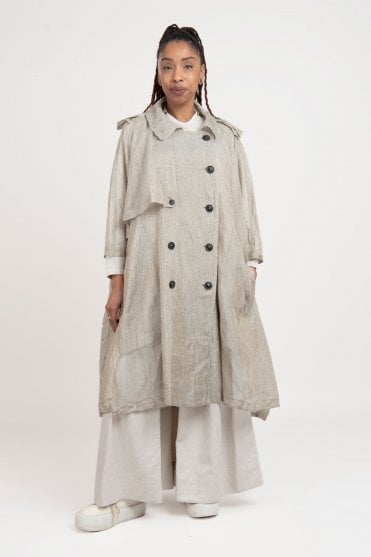 Whitegold Mesh Coat