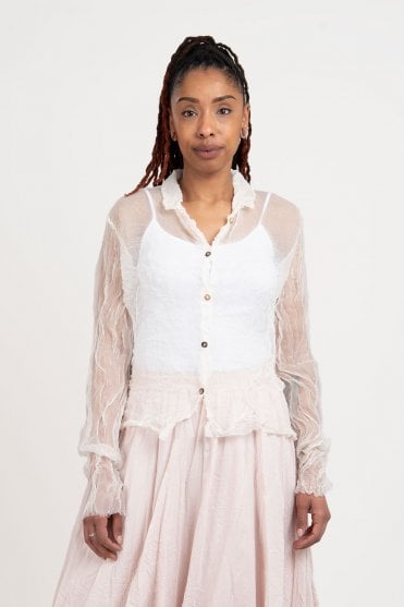 Schnee Seelicht Silk Blouse