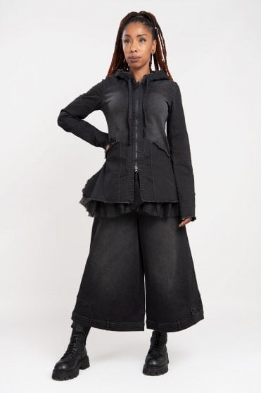The Cute Black Denim Jacket
