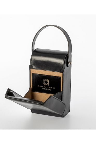 Frank Black Shiny Crossbody Bag 