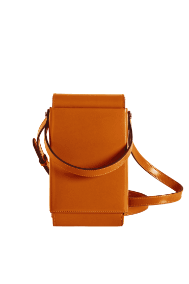 Frank Brandy Shiny Crossbody Bag 