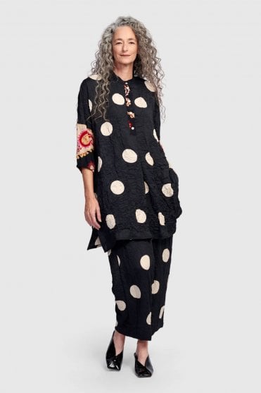 Polka Dot Cropped Trousers