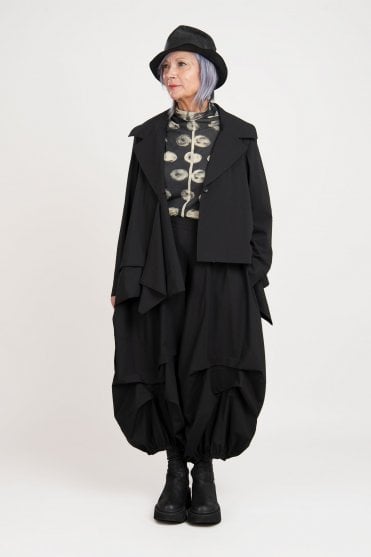Black Asymmetric Jacket 
