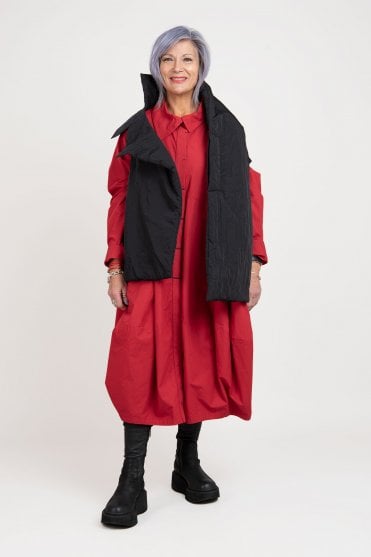 Black Padded Gilet
