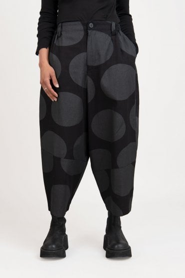 Coated Cotton Spot Trouser 