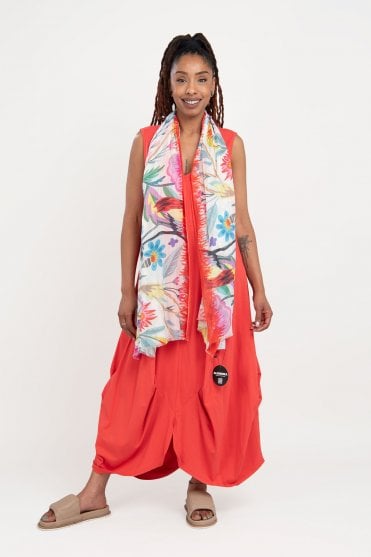 Floral Print Scarf