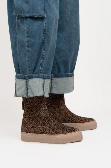 Leopard Meghan Bootie