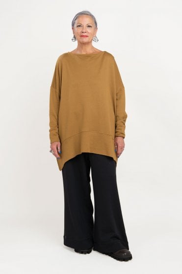 Ambra Oversized Jersey Top