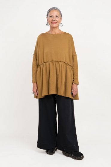 Ambra Jersey Peplum Top