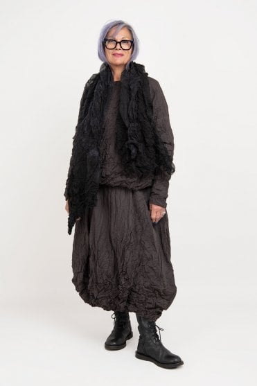 Kaviar Hand-Dyed Scarf