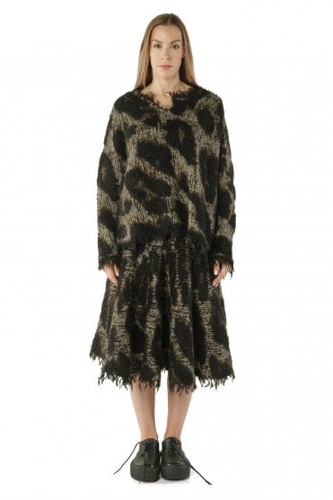 Leo Jacquard Alpaca Pullover   