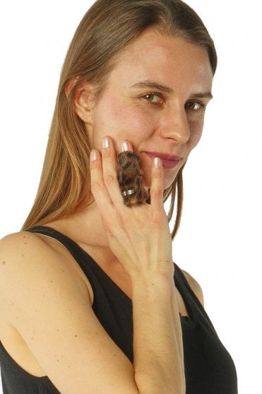 Leo Leather Ring 