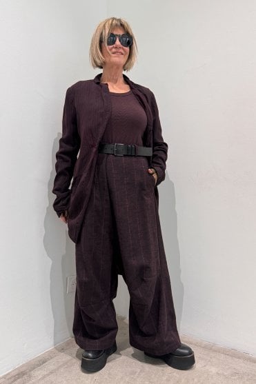 Purple Stripe Trousers  