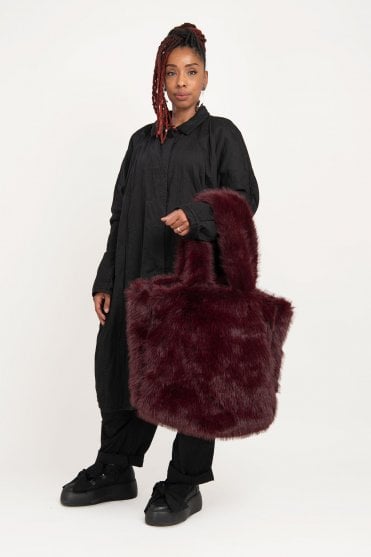 Amarena Faux Fur Shopper Bag 