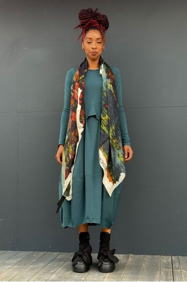 Mountain Print Scarf 