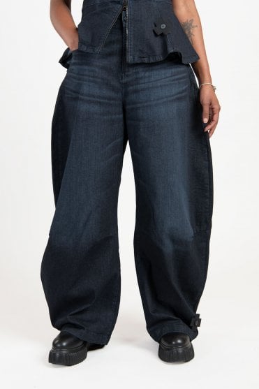 Blue Bubble Denim Jeans