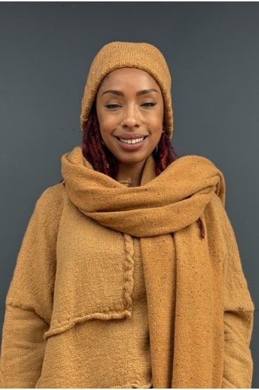 Bronze Wool Knitted Cap