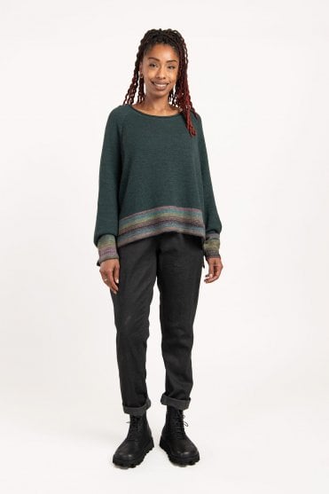 Forest Stripe Pullover