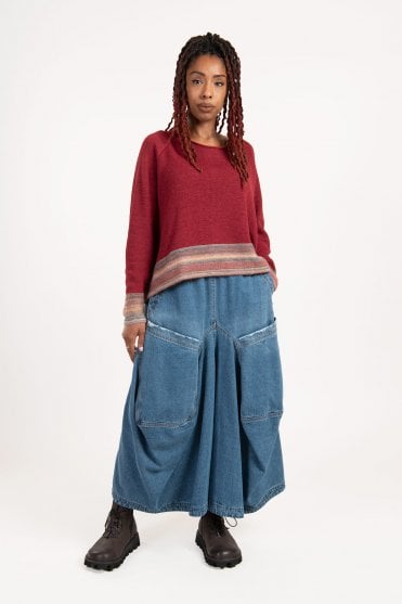 Lava Stripe Pullover