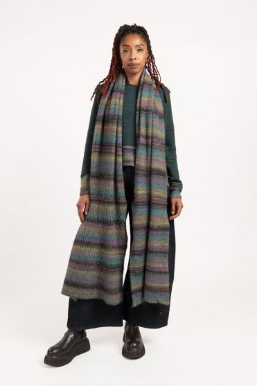 Forest Variete Knitted Scarf