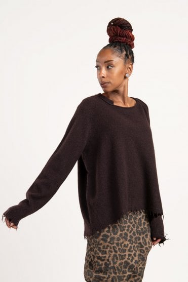 Purple Merino-Yak Pullover