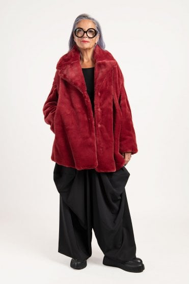 Lava Faux-Fur Oversize Jacket