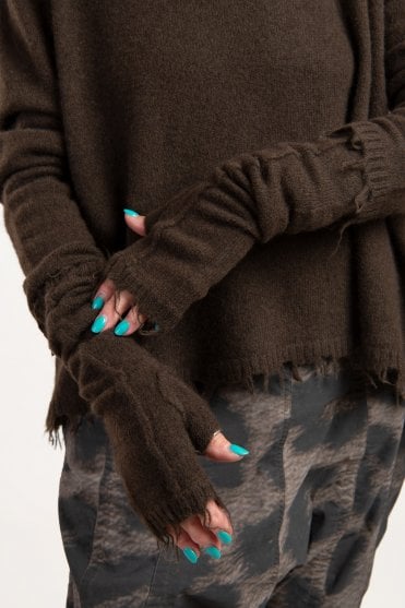 Umbra Merino-Yak Knitted Cuffs  