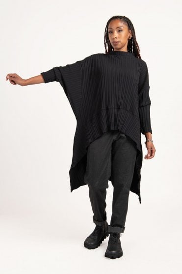 Black Ribbed Top