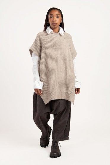 Beige Merino Wool Nella Pullover 