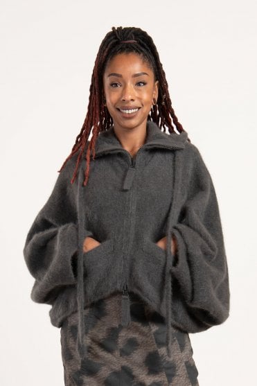 Swamp Racoon Hooded Cardigan
