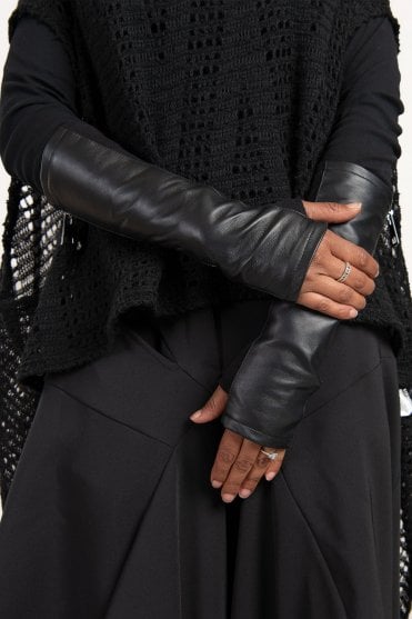 Black Calliope Leather Sleeves 