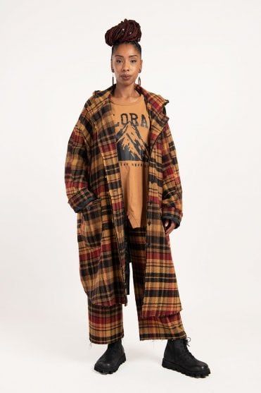 Lava Check Coat