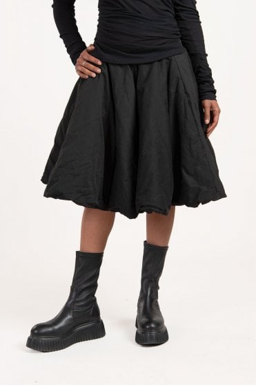 Black Padded Skirt