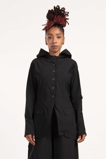 Black Stretch-Fit Jacket 