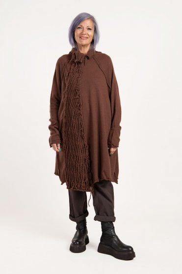 Henna Boiled Wool Knitted Tunic 