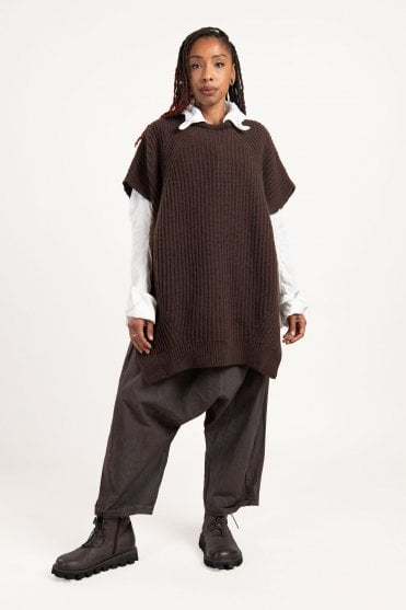Brown Merino Wool Nella Pullover
