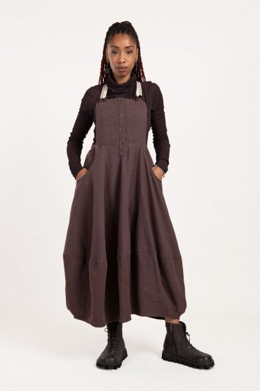Ekanta Twill Pinafore Dress 