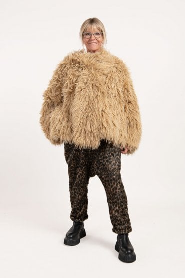 Clay Cloud Faux-Fur Jacket 