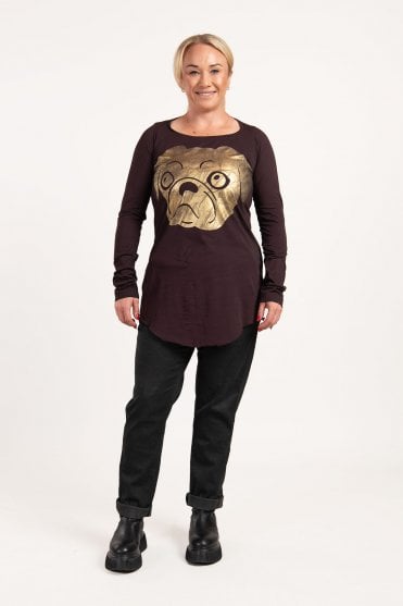 Purple Print T-Shirt 