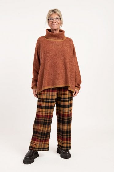 Bronze Lava Jacquard Pullover 