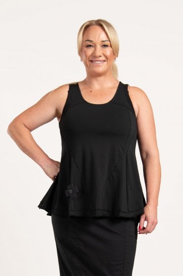 The Black Swing Tutu Top