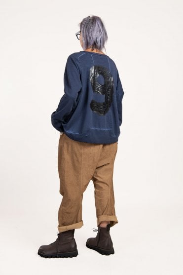 Ocean Print Mid Sweat 