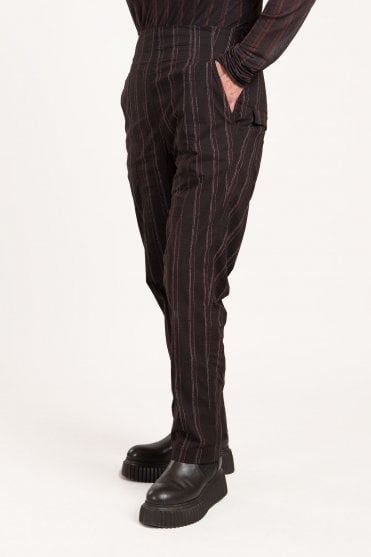 Purple Cloud Stripe Trousers  